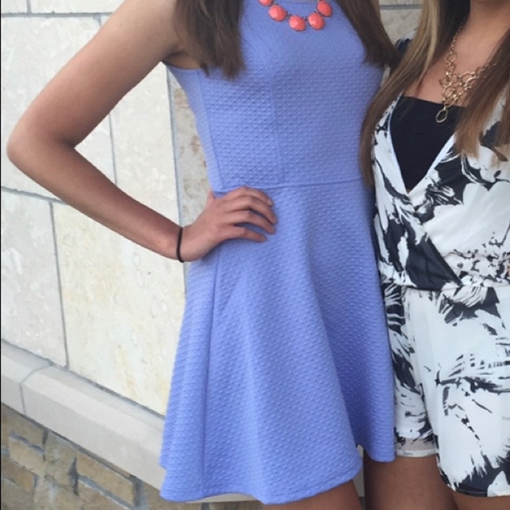 Lavender Dress with Back Detail